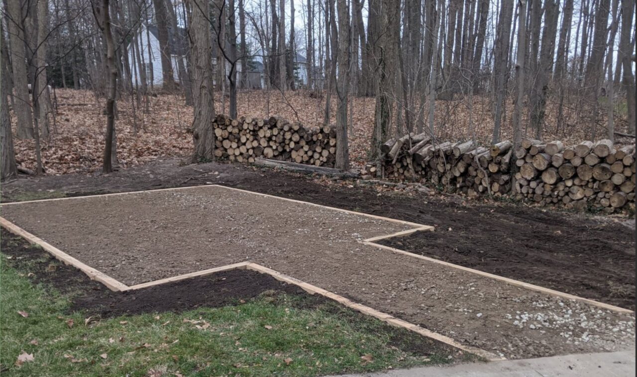 Shed Site Prep - Walden Design
